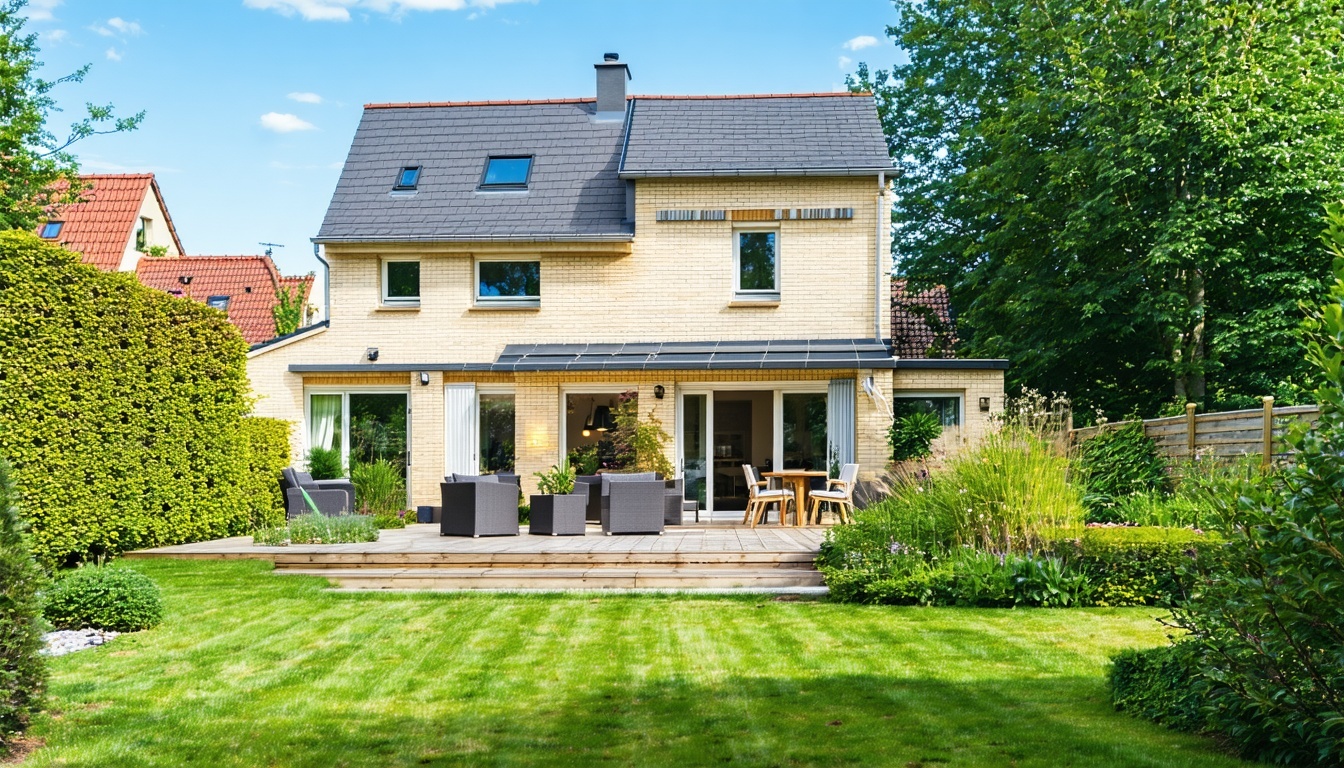Cozy family home with a spacious garden